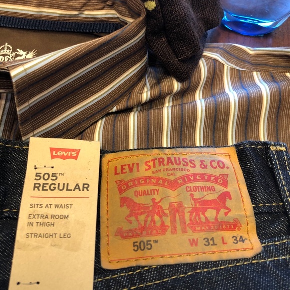 Levi Jeans 505 Regular  31 / 34 - Picture 3 of 6